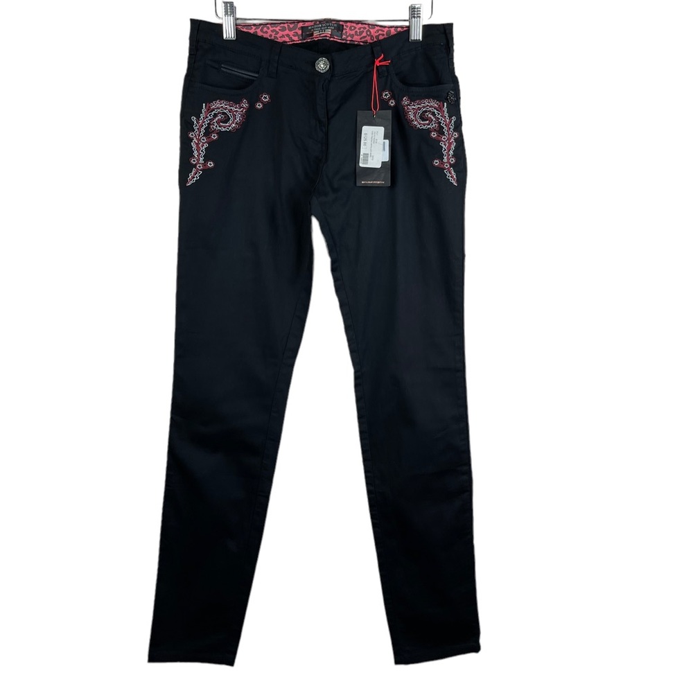 Scotch Soda Black Rode Inspired Skinny Pants‎ NEW